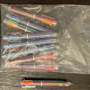 6-in-1 multicolor retractable ballpoint pens- 13 pens